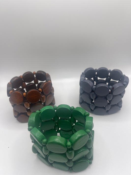 Wood Stretchy Bracelet