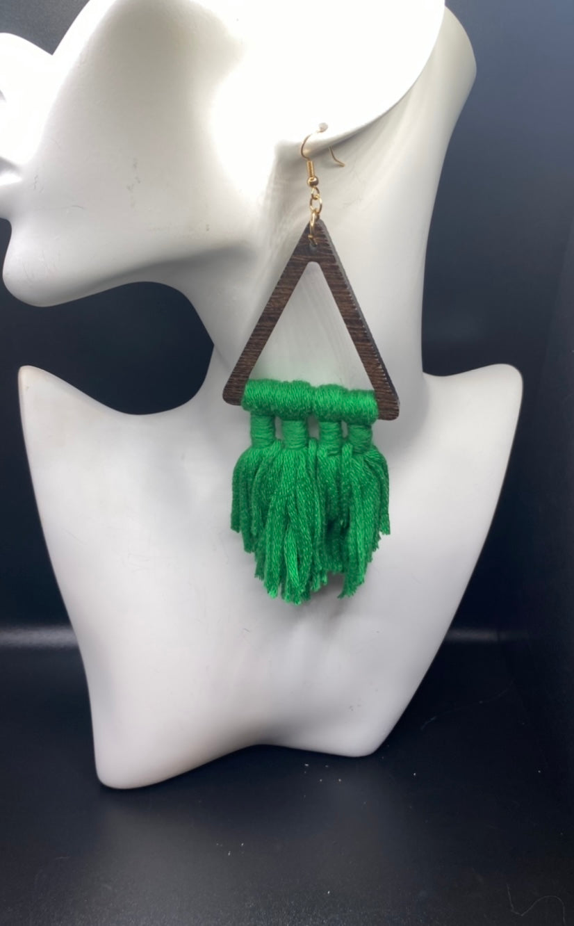 Tassel Statement Earrings