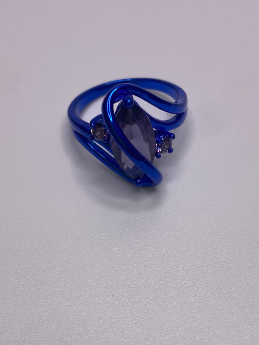 Blue Wired Ring