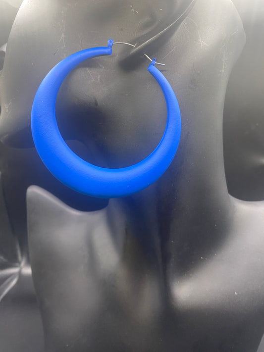 Medium Color Hoop Earrings