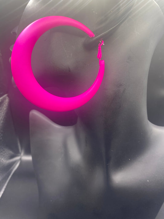 Medium Color Hoop Earrings