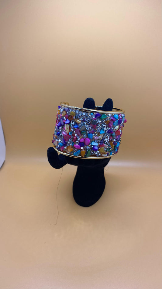Stone Cuffed bracelet