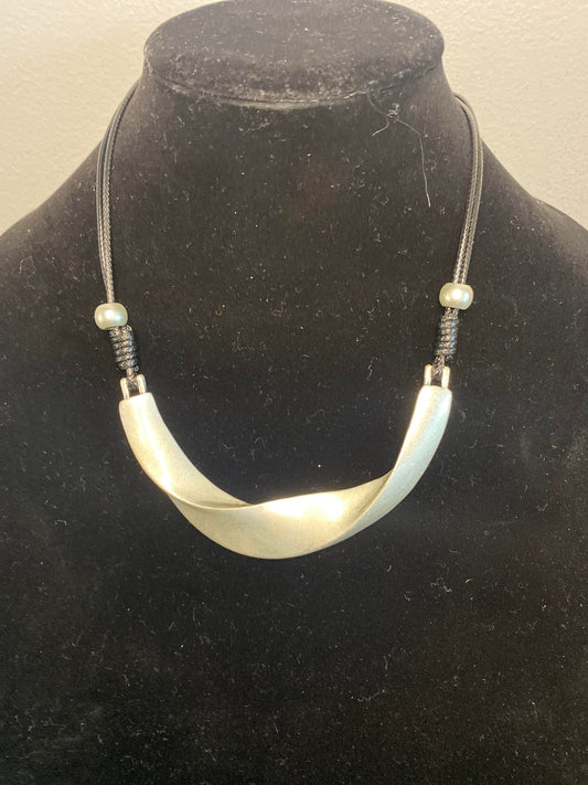 Silver Choker Necklace